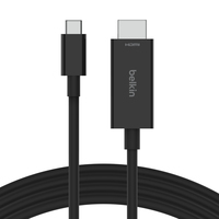 Belkin AVC012bt2MBK 2m USB-C till HDMI-kabel - Videoanslutning - AVC012BT2MBK