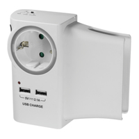 LogiLink PA0165 USB 2.0 Adapter White