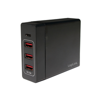 LogiLink PA0122 Adaptateur USB intérieur 5 V Noir