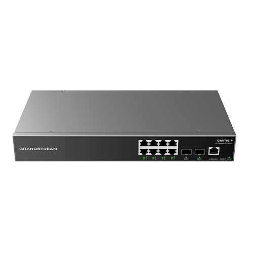 Grandstream GWN7801P - Géré - L2+ - Gigabit Ethernet (10/100/1000) - Montage en rack
