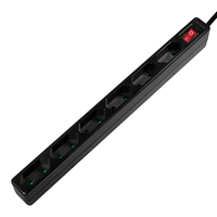 LogiLink LPS232B 1,5 m 6 prises AC C7 vers type F