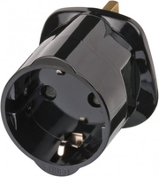 Brennenstuhl Adaptateur de voyage avec mise à la terre/GB 7,5A noir