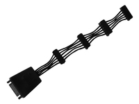 Câble SATA SilverStone CP06-E4 0,19 m Noir