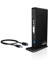 ICY BOX IB-DK2241AC USB-C dockningsstation - IB-DK2241AC