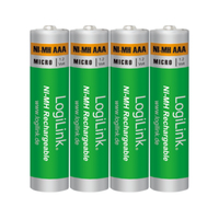 LogiLink LR03RB4 Batterie NiMH rechargeable 1,2 V 4pk 1000 mAh