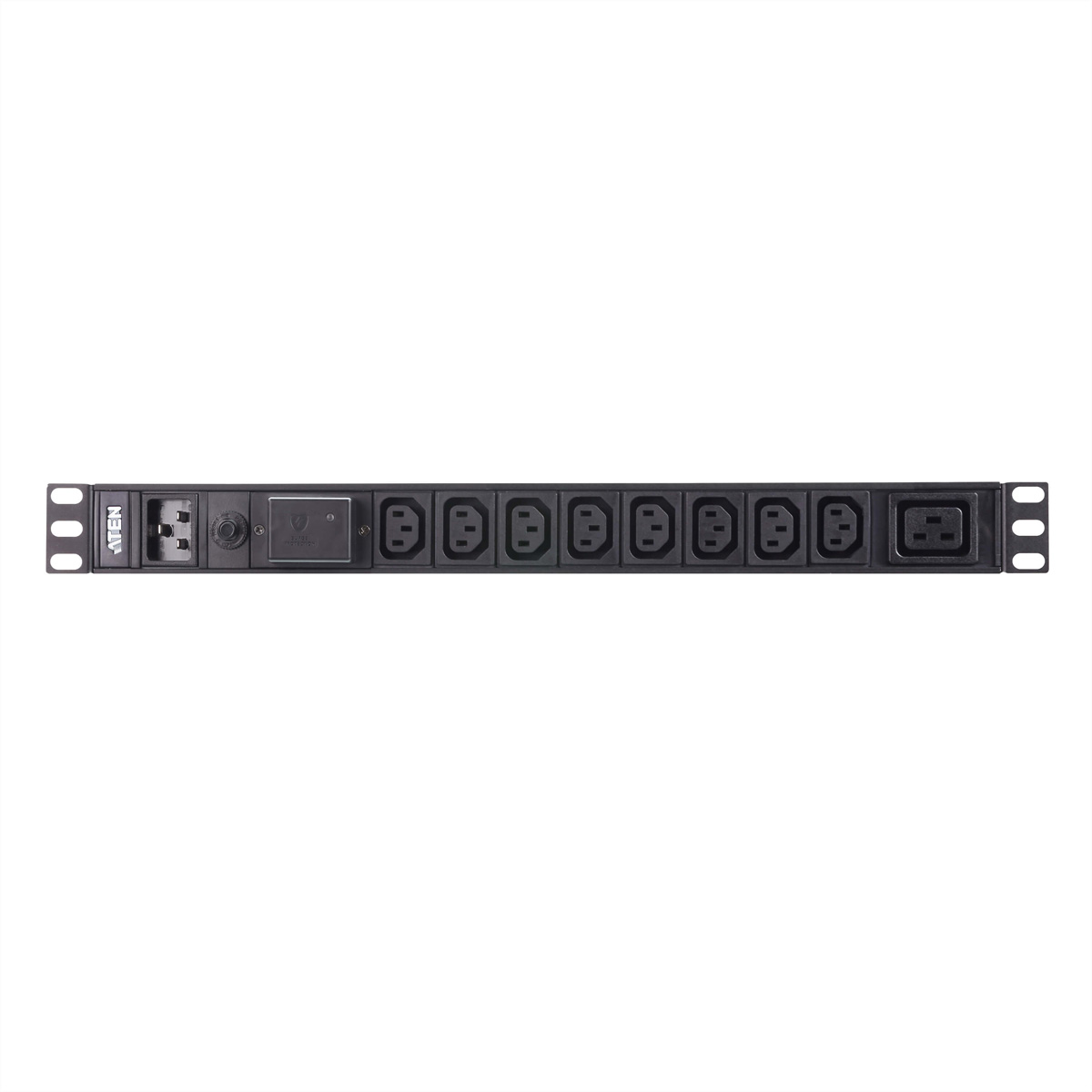 ATEN PE0209SG PDU 1U 9 ports - Protection contre les surtensions : 8 x C13 et 1 x C19