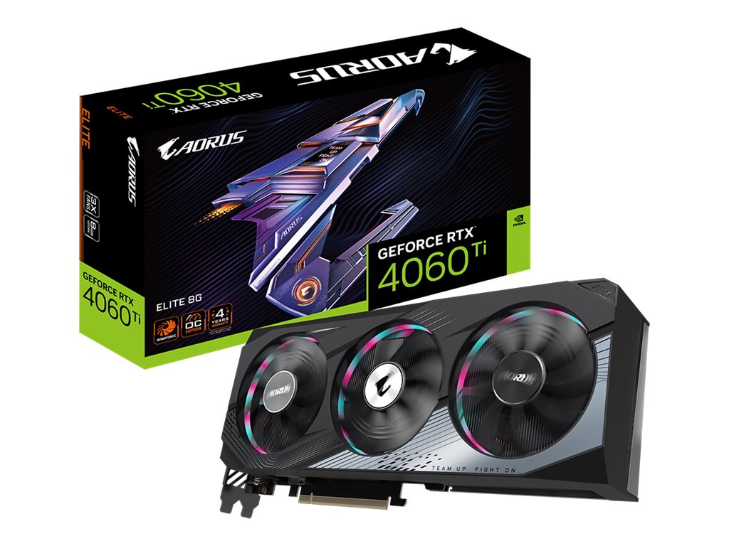 Gigabyte AORUS GeForce RTX 4060 Ti ELITE 8G