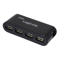 LogiLink UA0085 Hub USB 2.0 480Mbps 4 ports Noir