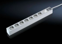 Rittal 7240220 DK Bloc de prises D Schuko 7 voies 250 V 16 A LHT 482