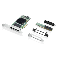 Intel I350-T4 - Netzwerkadapter - PCIe 2.1 - Gigabit Ethernet x 4 - för ThinkStation P330, P410, P510, P520, P710, P720, P910, P920 (4XC0R41416)