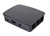Boîtier Raspberry Pi RPI3-CASE-BLK-GRY, noir/gris, 71 x 96 mm