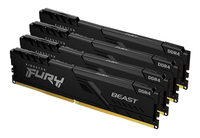 Kingston FURY Beast - DDR4 - Kit - 64 GB: 4 x 16 GB - DIMM 288-PIN - 3200 MHz / PC4-25600 - obuffrad