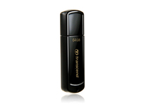 Transcend JetFlash 350 64GB USB 2.0 Memory - TS64GJF350