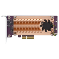 QNAP QM2-2P-244A Dual M.2 22110/2280 PCIe SSD expansion card - QM2-2P-244A