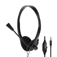 LogiLink stereoheadset med 3,5 mm mikrofonuttag - HS0055