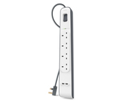 Belkin Surge Protector - Output Connectors: 4 - BSV401VF2M