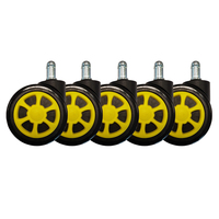 LC-CASTERS-3BY: PC Gaming Chair Wheels, 2.4" - LC-CASTERS-3BY