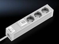 Rittal DK 7240120 Bloc de prises D Schuko 3 voies 250 V 16 A LHT 306