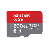 Carte MicroSDXC SanDisk Ultra 200 Go - SDSQUA4-200G-GN6MA