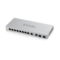 Switch administrable intelligent ZyXEL - Couche 2 - 12 ports - SFP+ - Bureau
