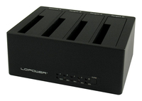 LC-DOCK-U3-4B : station d'accueil USB 3.2 pour disque dur/SSD à 4 baies