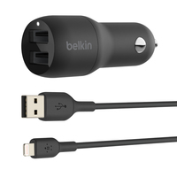 Belkin BOOST CHARGE - Auto - Briquet - 1 m - Noir