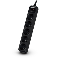CyberPower Systems CyberPower Tracer III B0520SC0-FR - 350 J - 5 prises CA - Type E - 200-250 V - 50-60 Hz - Noir