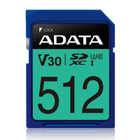 ADATA Premier Pro 512GB SDXC UHS-I, 100/80MB/s, high capacity