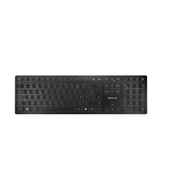 Cherry KW 9100 SLIM - Sans fil RF + Bluetooth - AZERTY - Noir