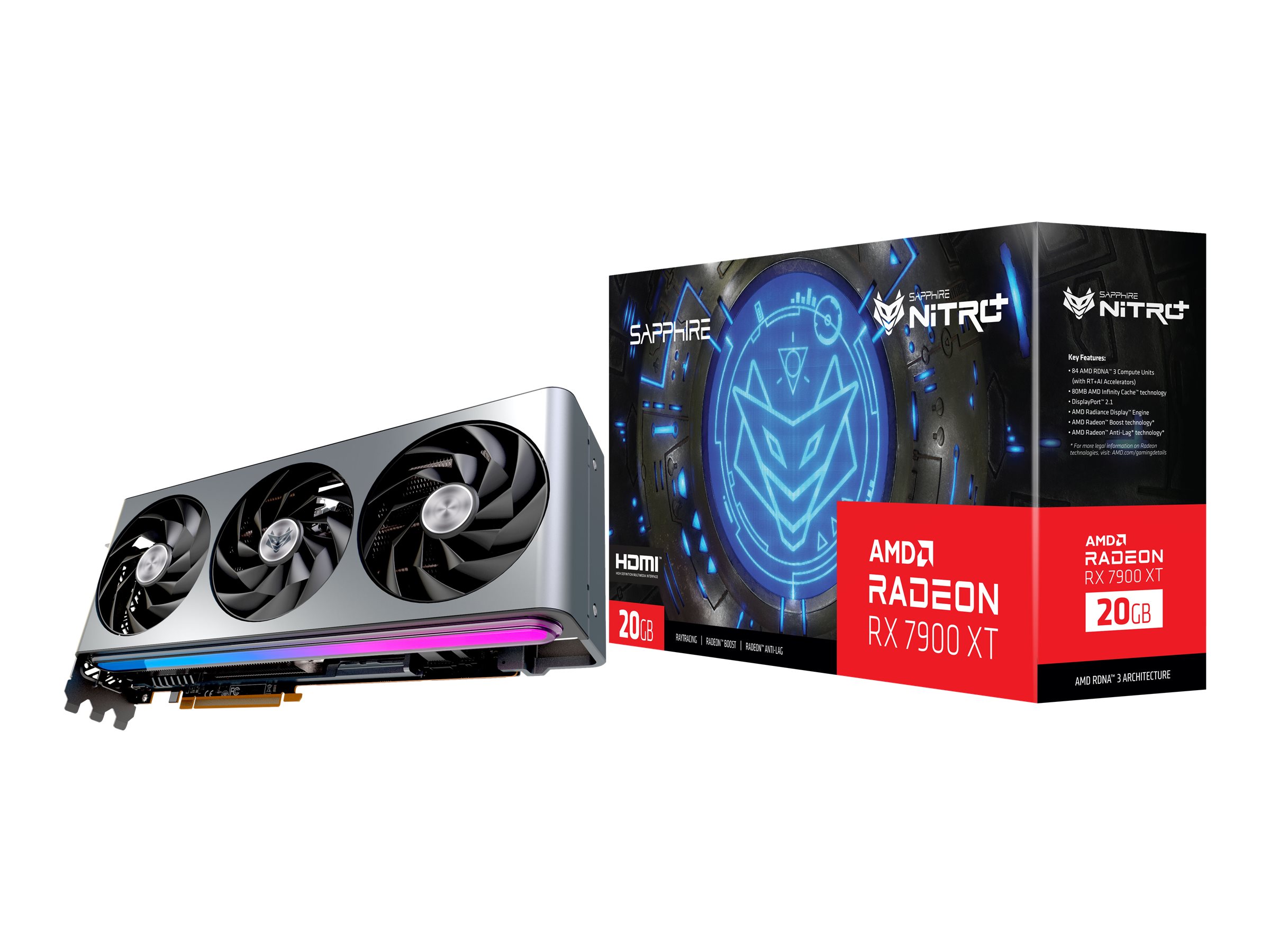 Sapphire NITRO+ RX 7900 XT Vapor-X 20 Go - Carte graphique haute performance