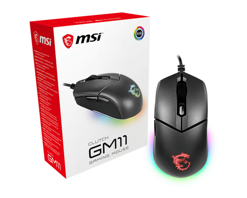 MSI Clutch GM11 Gaming - Mus - S12-0401650-CLA