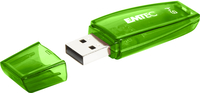 EMTEC 64 GB - 64 GB - USB Type-A - 2.0 - 15 MB/s - Cap - Green - ECMMD64G2C410