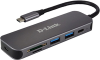 D-Link DUB-2325 - Hub - avec lecteur de carte