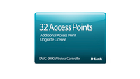 D-Link Uppgradera Licens 32 hanterade åtkomstpunkter (DWC-2000-AP32-LIC)