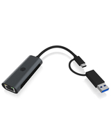 ICY BOX USB 3.2 Gen1 till 2.5GbE Ethernet-adapter - IB-LAN301-C3