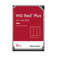 WD Red Plus 6TB - 3,5" hårddisk för NAS med hög kapacitet - WD60EFPX