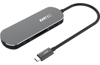 EMTEC T650C HUB Type-C - USB 3.2 Gen 1 (3.1 Gen 1) Type-A - HDMI - USB 3.2 Gen 1 (3.1 Gen 1) Type-A - USB 3.2 Gen 1 (3.1 Gen 1) Type-C - Noir - Noir