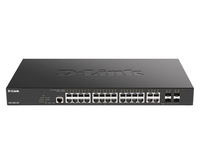 D-Link DGS 2000-28P - Network switch - L3 - managed PoE+ (193 W)