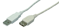 Câble d'extension USB 2.0 A vers A LogiLink 0,5 m