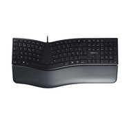 Cherry KC 4500 ERGO - Standard - USB - AZERTY - Black - JK-4500BE-2