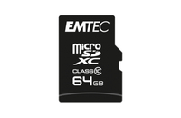 EMTEC Micro SDHC ECMSDM64GXC10CG - 64 GB - MicroSDHC - Class 10 - 20 MB/s - 12 MB/s - Black - ECMSDM64GXC10CG