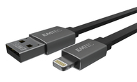 EMTEC T700A - 1.2 m - Lightning - USB A - Male - Male - Black