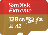 SanDisk Extreme 128GB MicroSDXC-kort - SDSQXAA-128G-GN6AA
