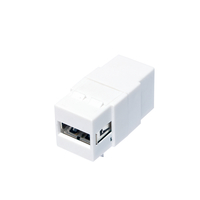 LogiLink NK0017 - Flat - White - USB A - USB B - Female - Female