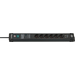 Brennenstuhl Premium-Line Prise de courant 6 prises 3m 2 USB noir