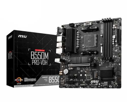 MSI B550M PRO-VDH - Motherboard - micro ATX - 7C95-017R