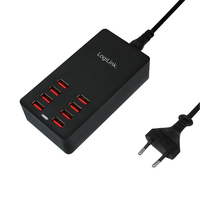 LogiLink PA0140 Adaptateur secteur intérieur 5 V Noir
