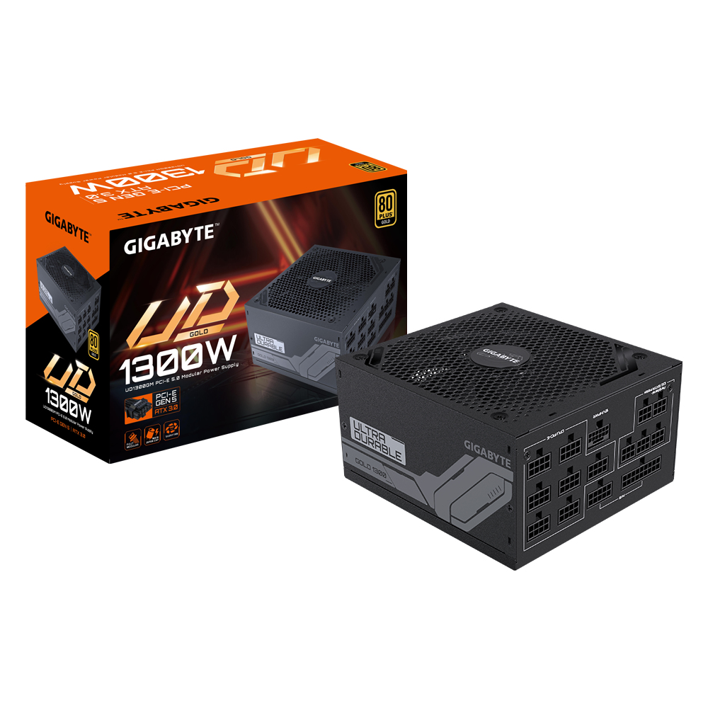 Gigabyte UD1300GM PG5 - 1300 W - 100-240 V - 50-60 Hz - 12-6 A - 6 A - 12 A