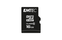 EMTEC ECMSDM16GHC10CG - 16 Go - MicroSD - Classe 10 - 20 Mo/s - 12 Mo/s