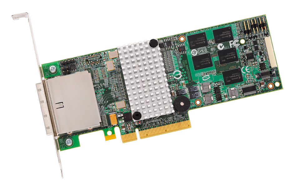 Carte RAID PCIe SAS/SATA BROADCOM 8 ports 6 Gb/s - L5-25152-12